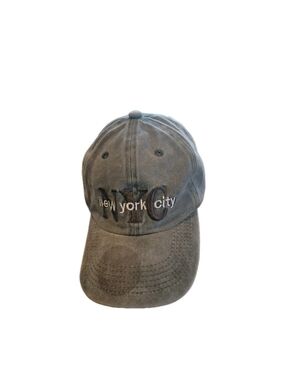 NYC "new york city" Embroidered Baseball Cap - Green
